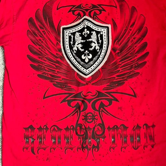 y2k red skater shirt very baggy‼️ - Picture 3 of 5